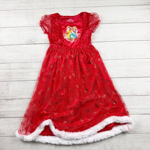 Disney Princess Fantasy Christmas Holiday Nightgown - Picture 1 of 4
